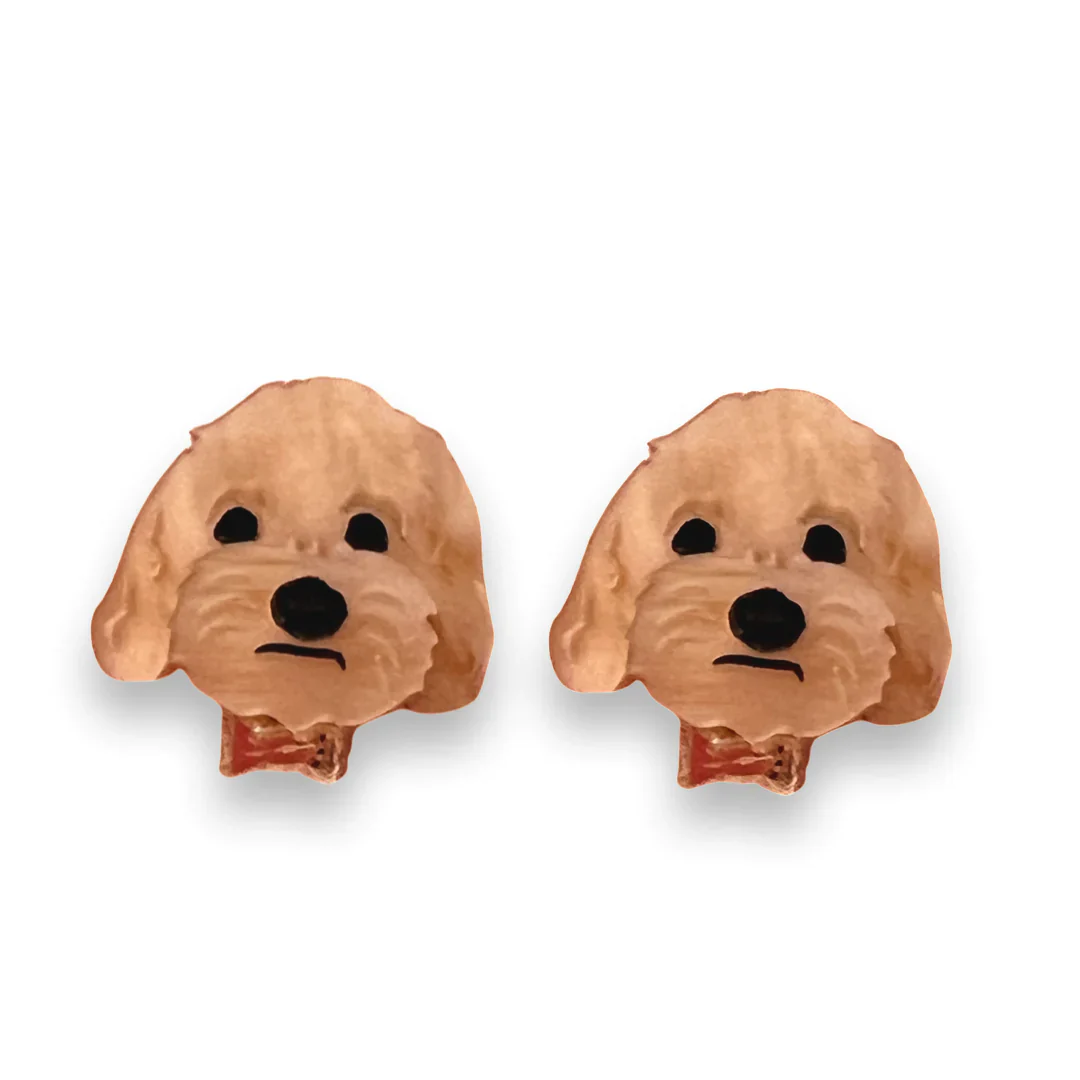 Charlie the Cavoodle Pet Earrings - Image 4