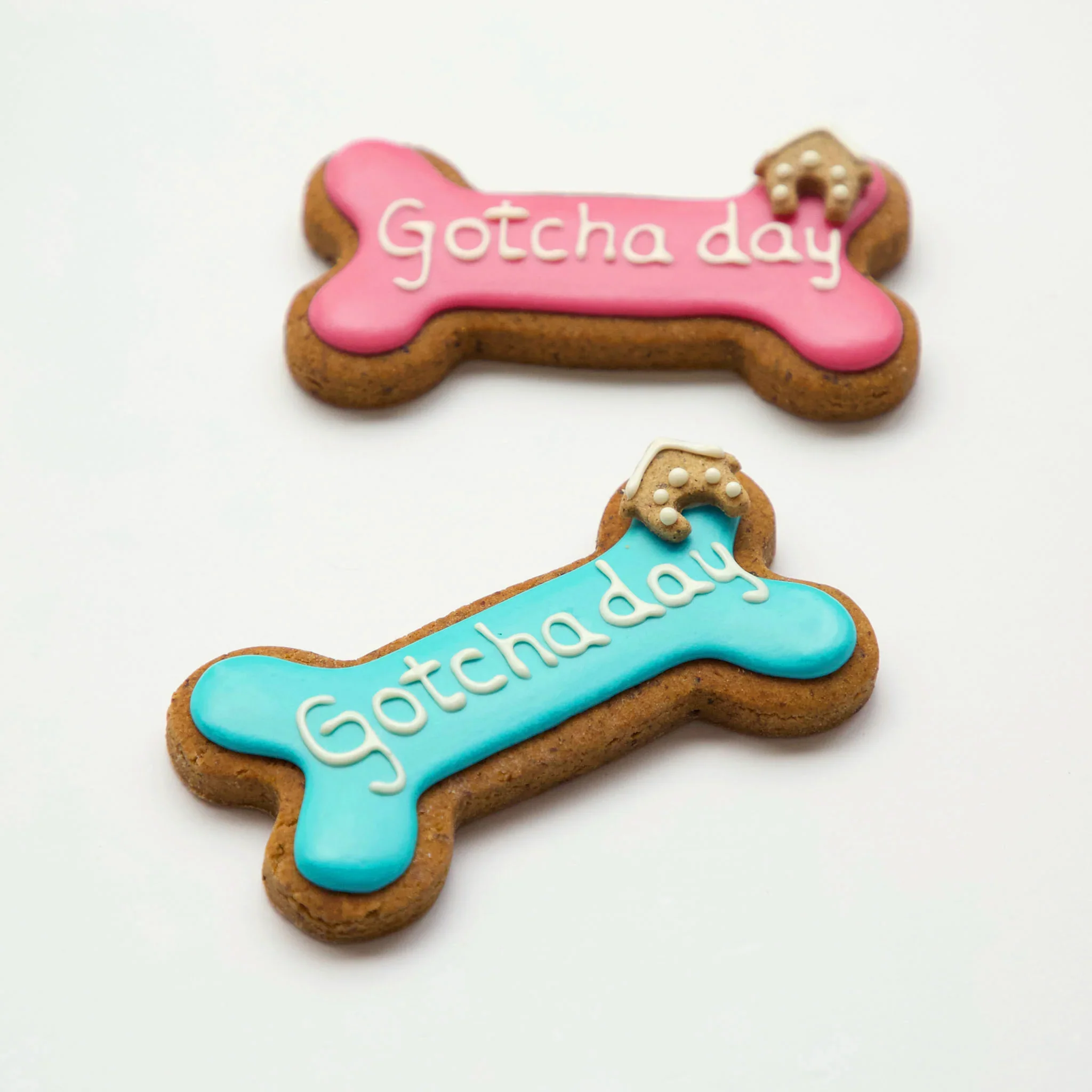 Golden Barkery: Happy Gotcha Day Dog Bone - Pink - Image 2